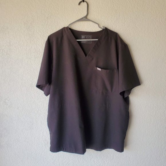 Figs Other - Figs Mens Technical Collection Chisec Three Pocket Scrub Top Shirt XXL Black